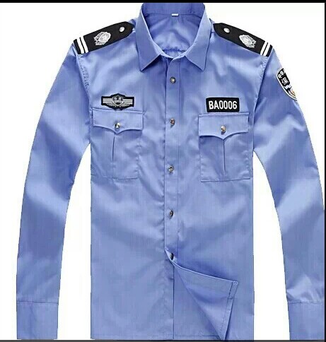 保安秋冬裝襯衣，長袖保安襯衣。