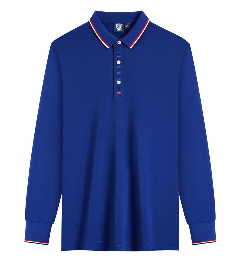 200g40支冰離子翻領短袖POLO衫通款wj9015